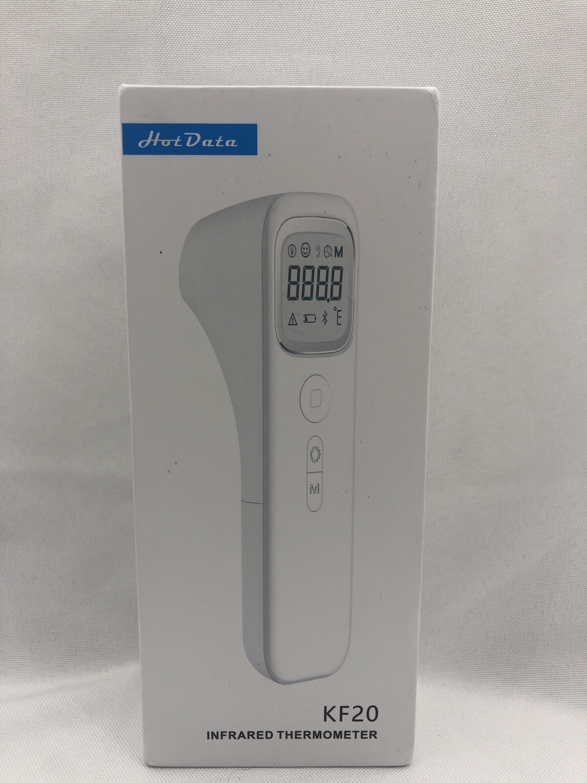 Hot Data KF20 Infrared No Touch Thermometer - White - FREE SHIPPING!