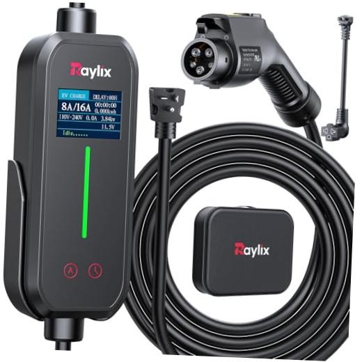 2026 Upgraded Level 1&2 Portable EV Charger, 8-16Amp For ALL J1772 EVs