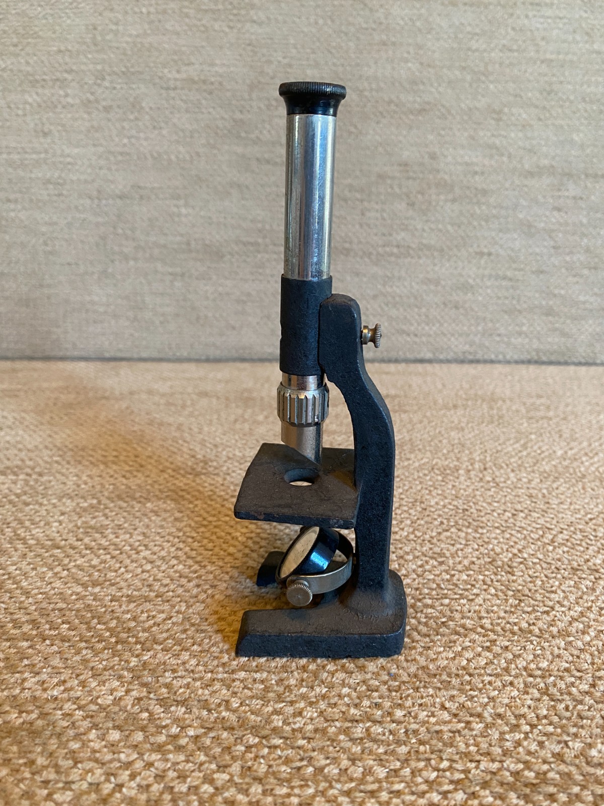 Small Vintage Monocular Pocket Microscope