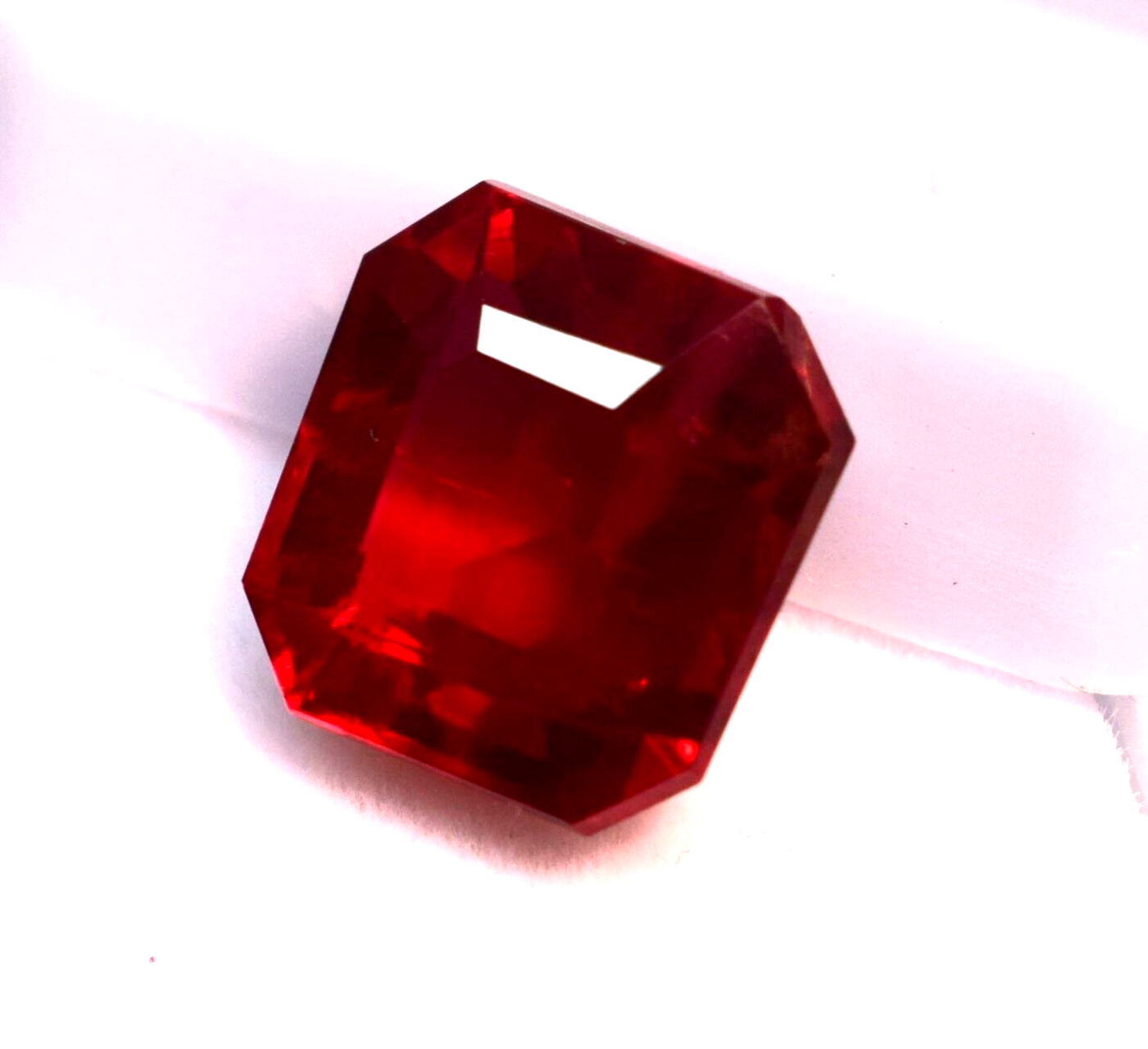 Excellent Radiant Cut Red Ruby AAA+ Quality Loose Gemstone 8.50 CT Burmese Ruby