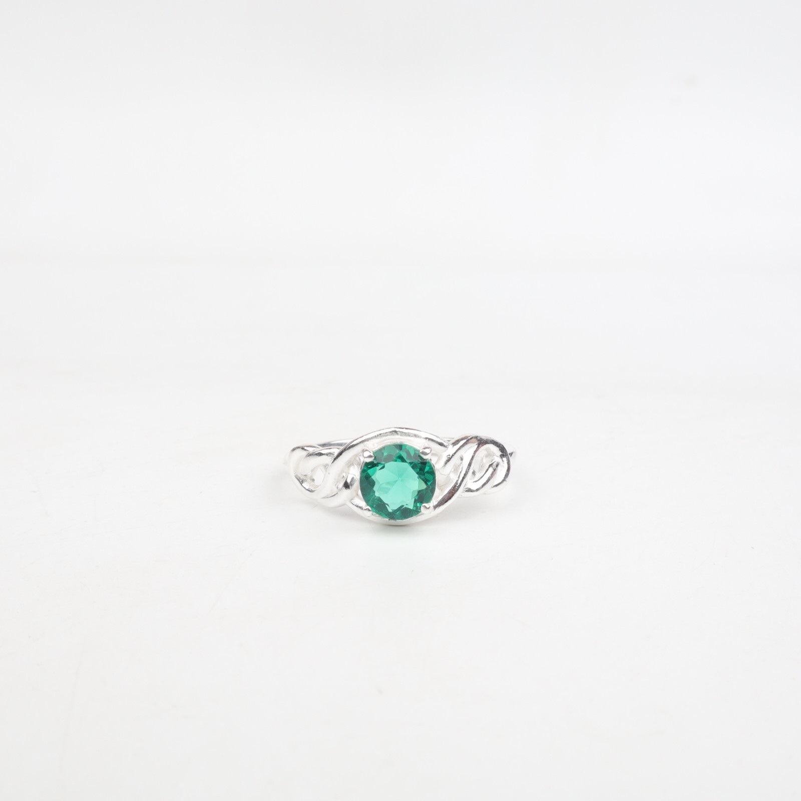 Chrome Diopside Gemstone 925Sterling Silver Jewelry Statement Ring Gift For Her