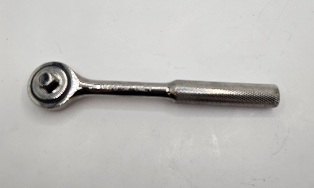 Wright Tool 3426 3/8" Drive 7" Double Pawl Ball Locking Knurled Grip Ratchet