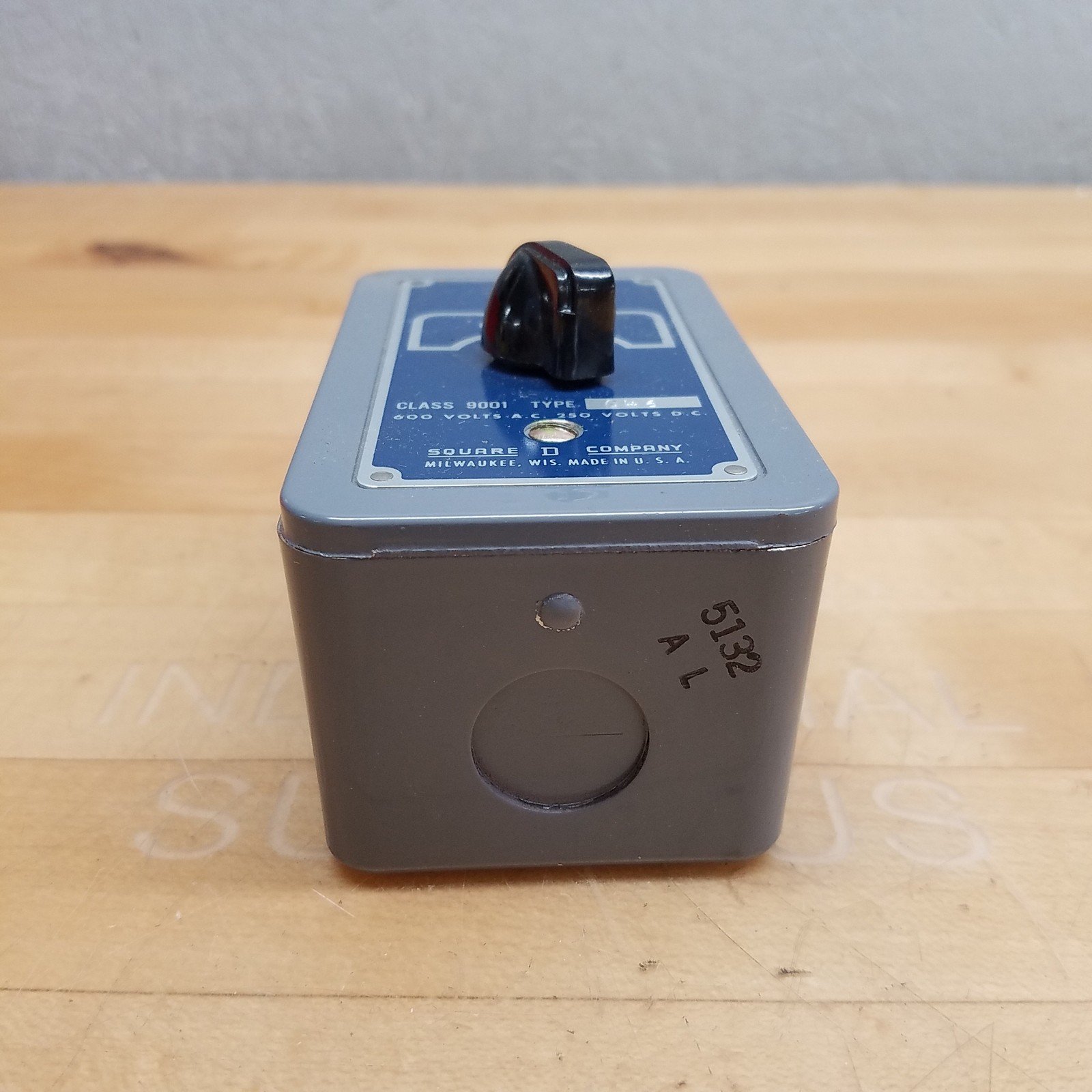 Square D 9001 C-46 Selector Switch, Type 1, 600V - NEW