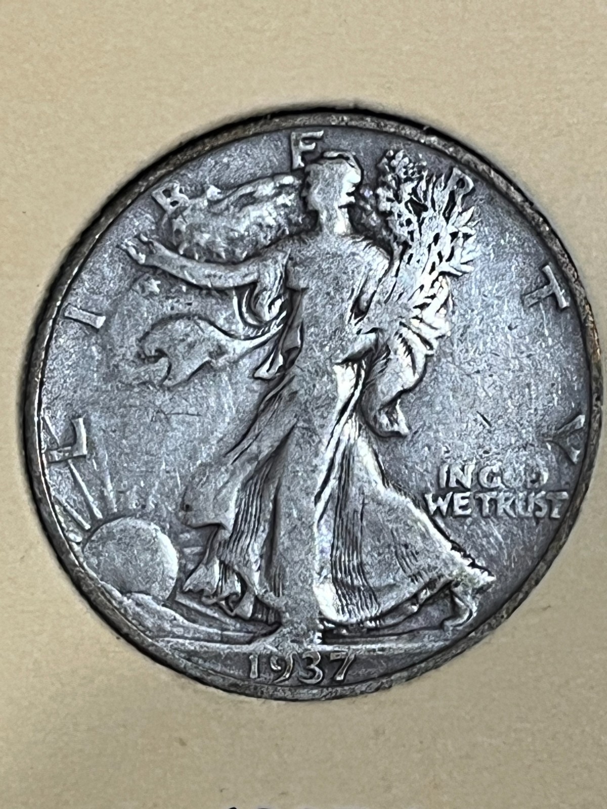 1937-S Walking Liberty Half Dollar