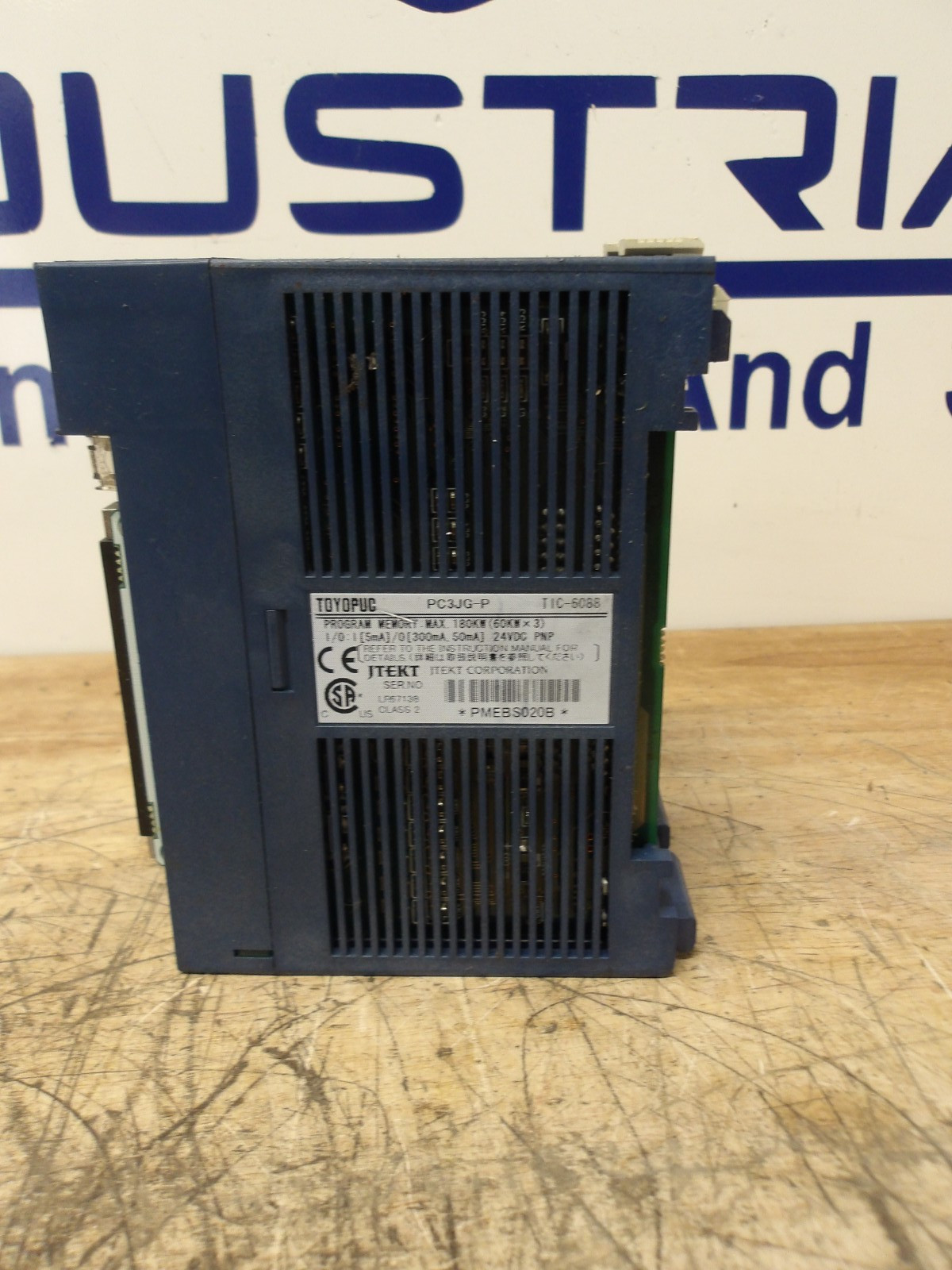 TOYOPUC PCEJG-P PROGRAM MEMORY MODULE, 24 V, #51337G USED