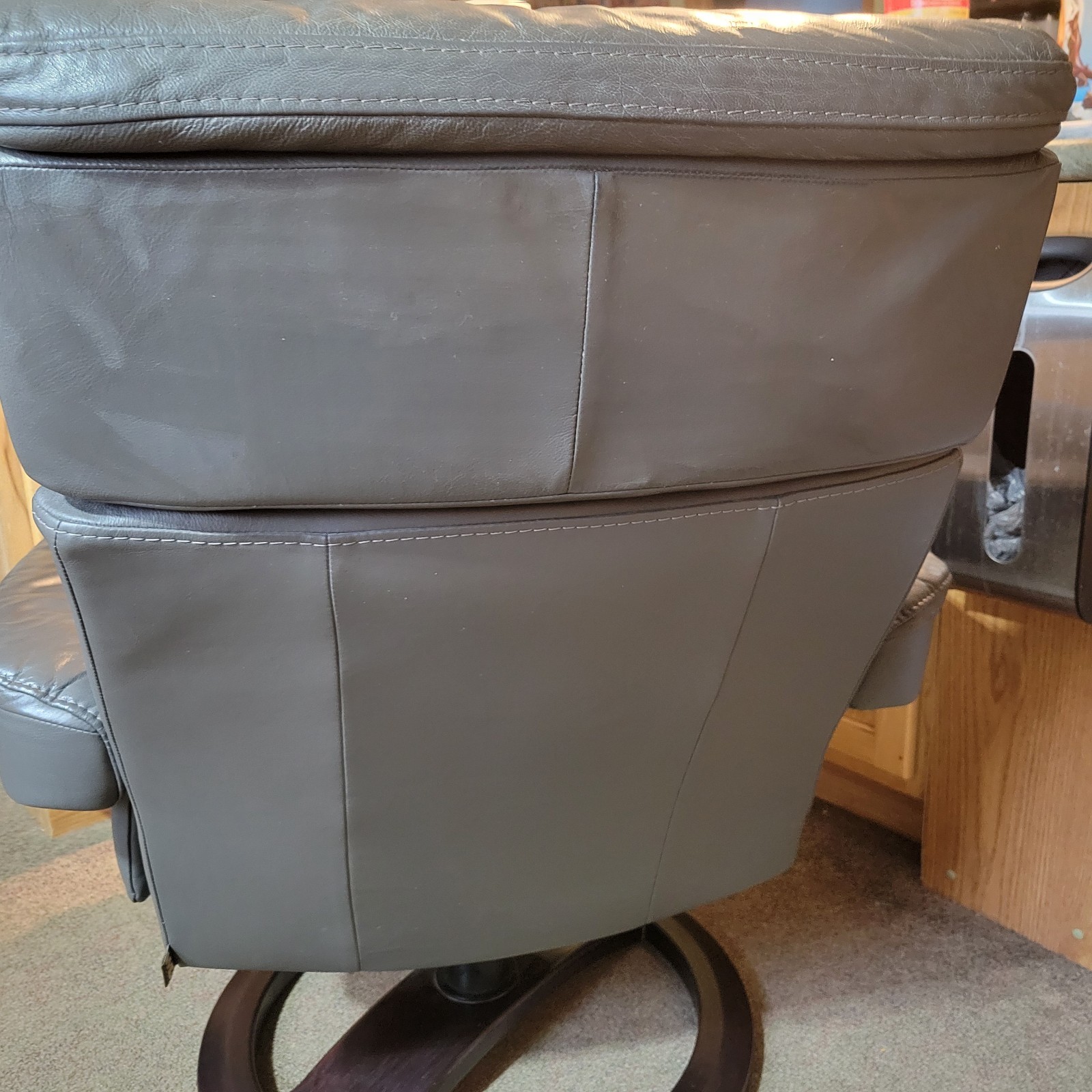IMG Nordic 63 Recliner Chair Gray No Ottoman