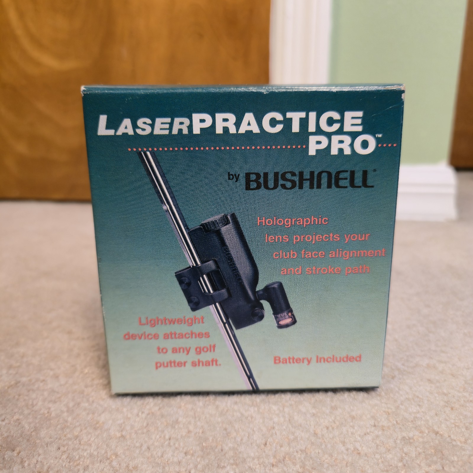 Bushnell Laser Practice Pro - Laser Projects Club Face & Stroke Path Golf Opened