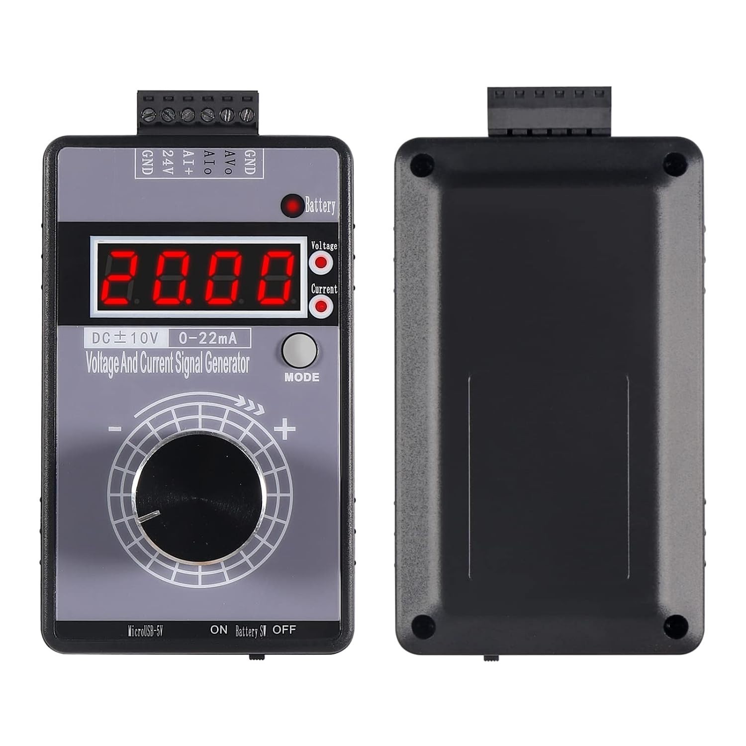Adjustable 4-20mA Signal Generator Current Voltage Analog Simulator 0-10V/0-2...