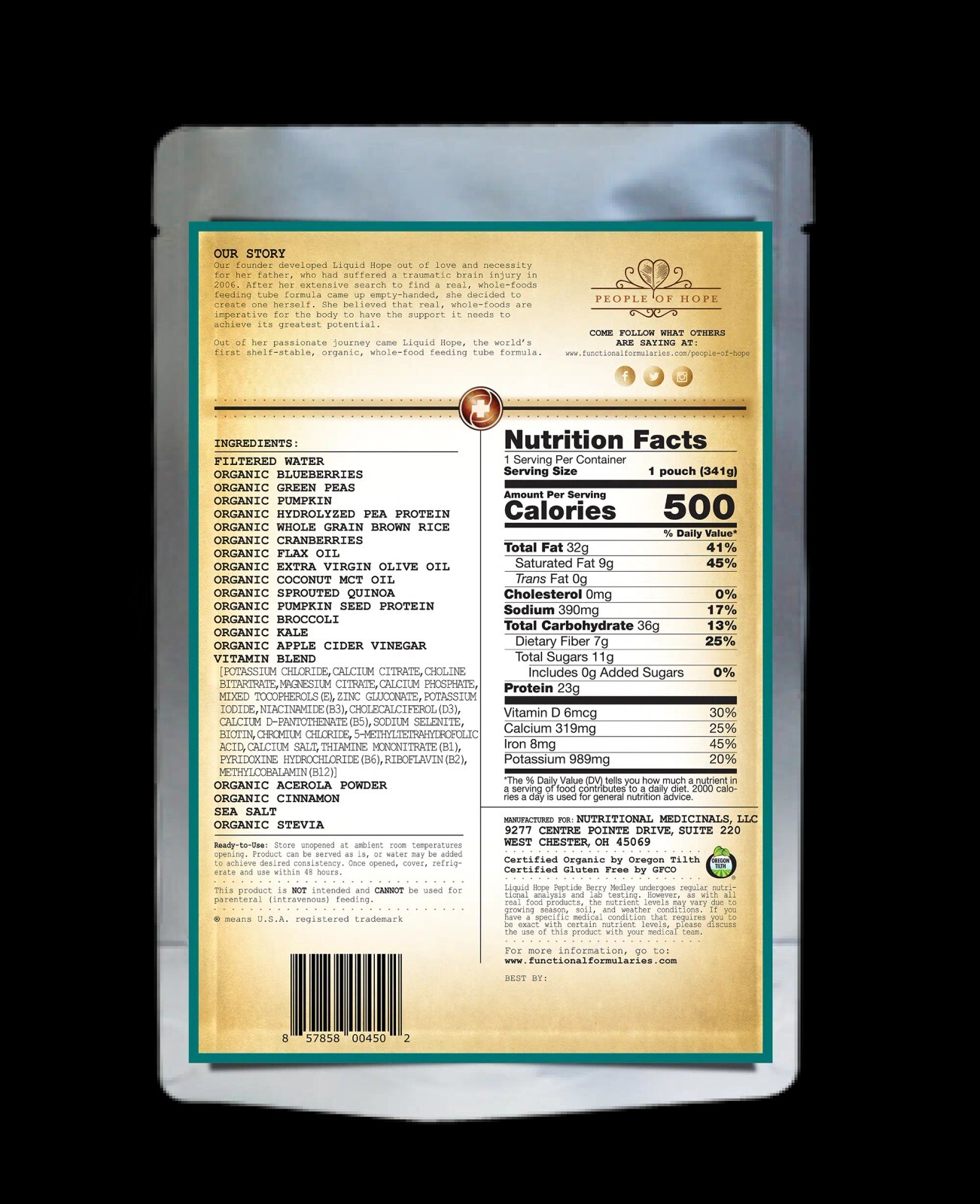 Liquid Hope Peptide Berry Medley 24 Pack