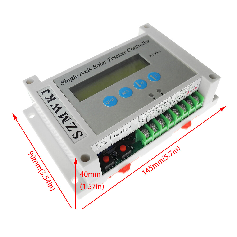 Single Axis Solar Tracker System -14" Inch 12V 1500N Linear Actuator +Controller