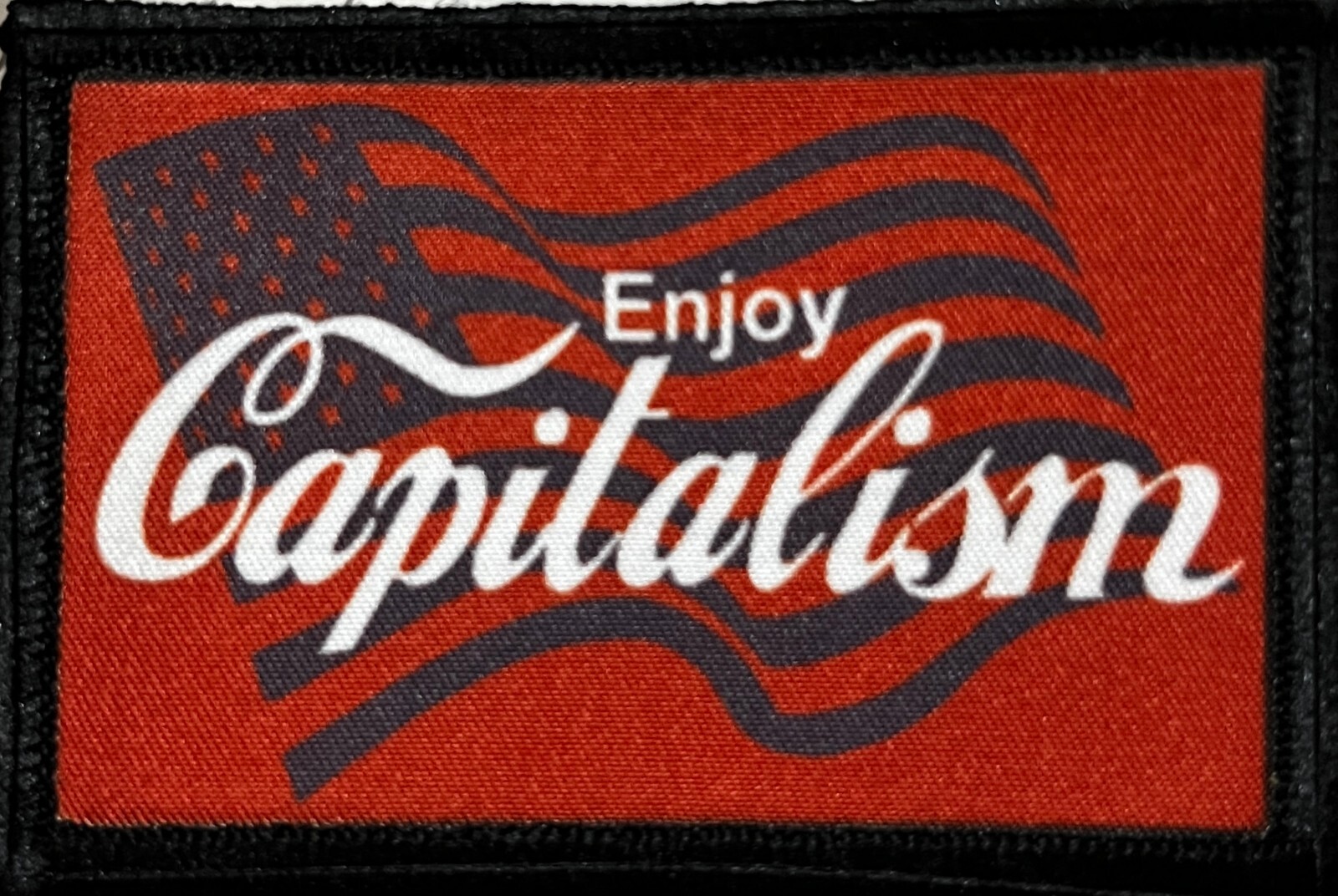 Enjoy Capitalism  Morale Patch Tactical Military Army Funny Biden FJB