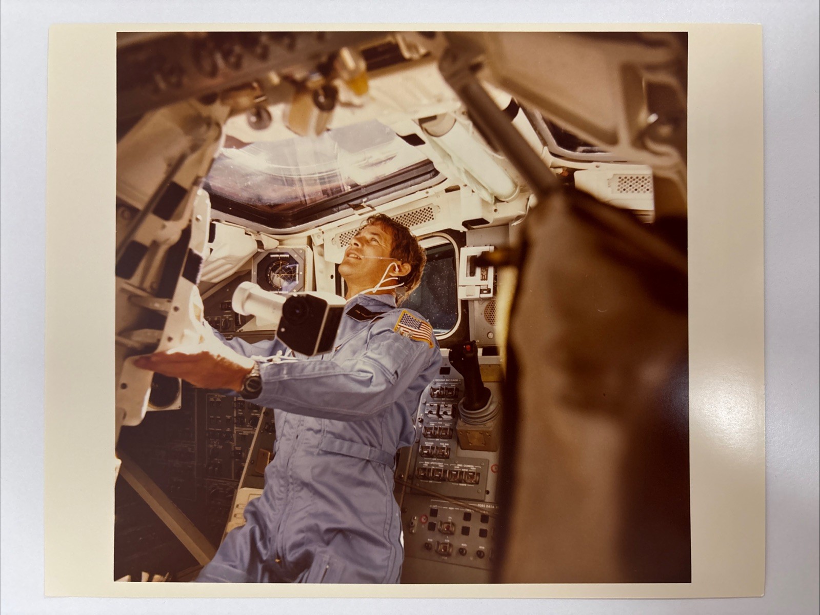NASA STS 5 Columbia Astronaut Allen IV Taking Photos Press Photo Color