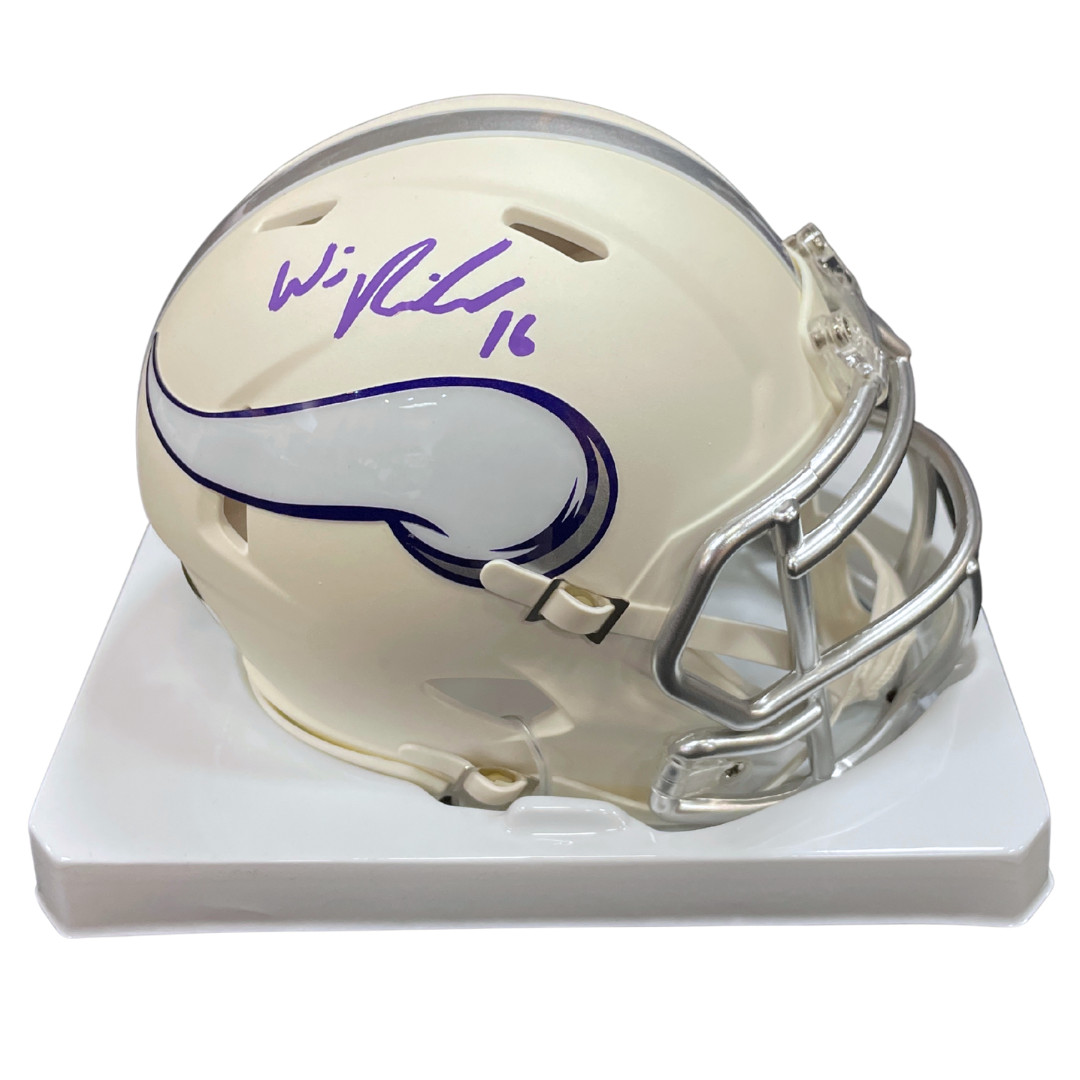 Will Reichard Autographed Minnesota Vikings Winter Warrior Mini Helmet Beckett