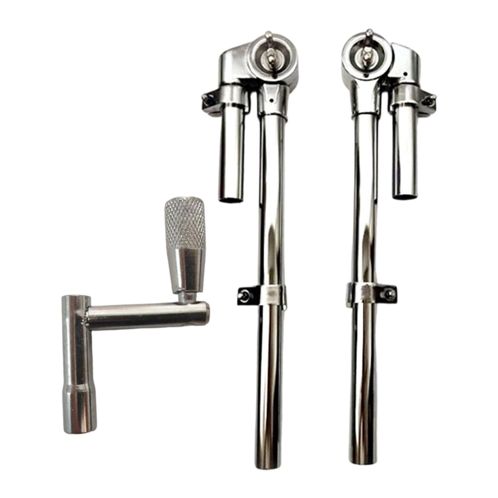 2x Tom Drum Mount Brackets Musical Instrument Accessories Display Stand Holders