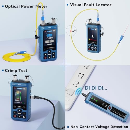 8-in-1 Network Cable Tester with PoE & VFL