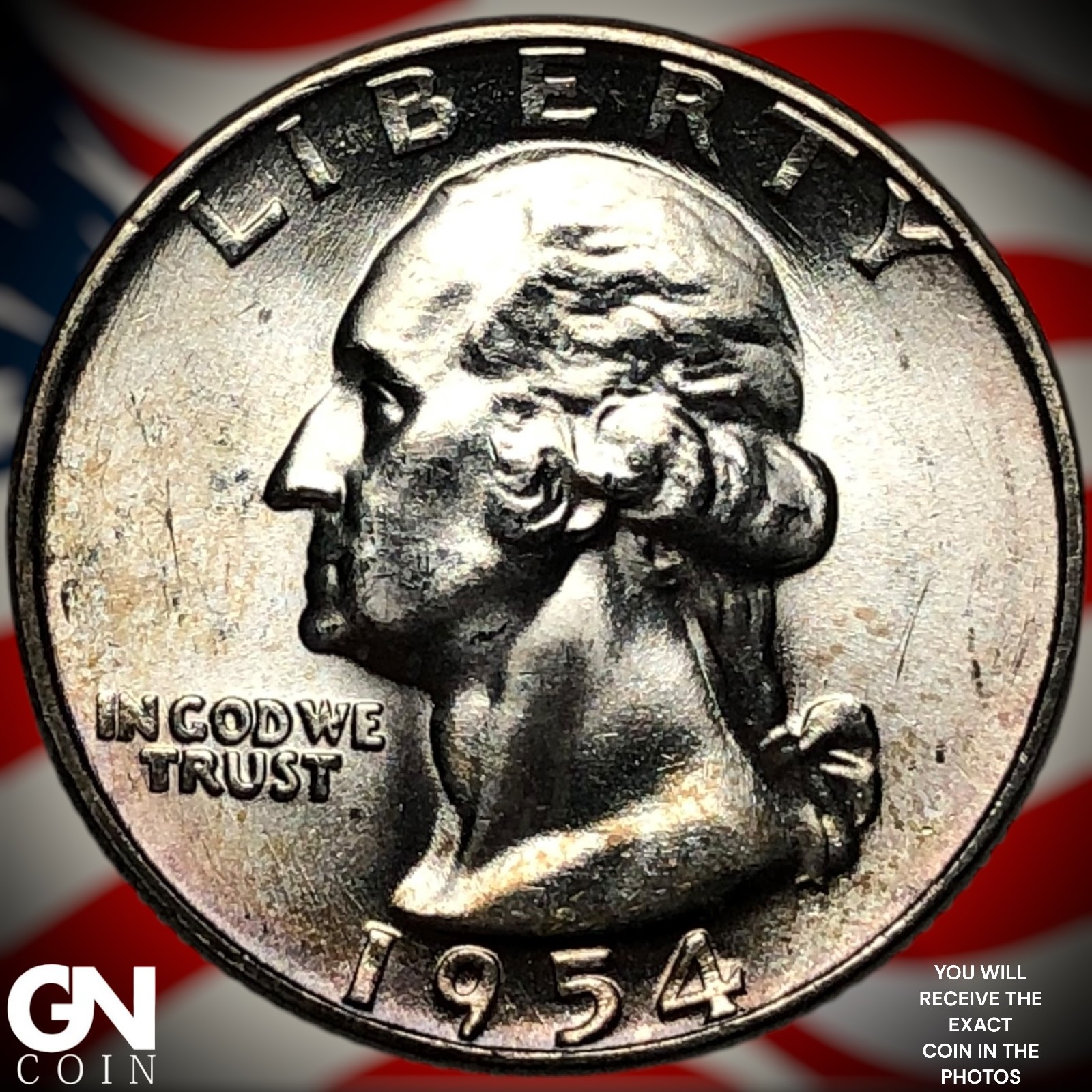 1954 P Washington Quarter Z3684