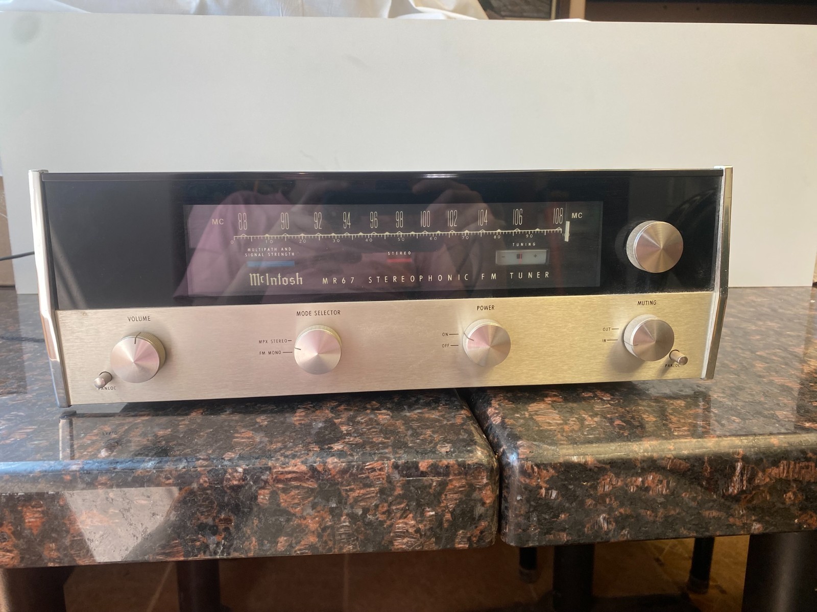 Mcintosh MR 67 Tube Stereo  FM / AM Tuner