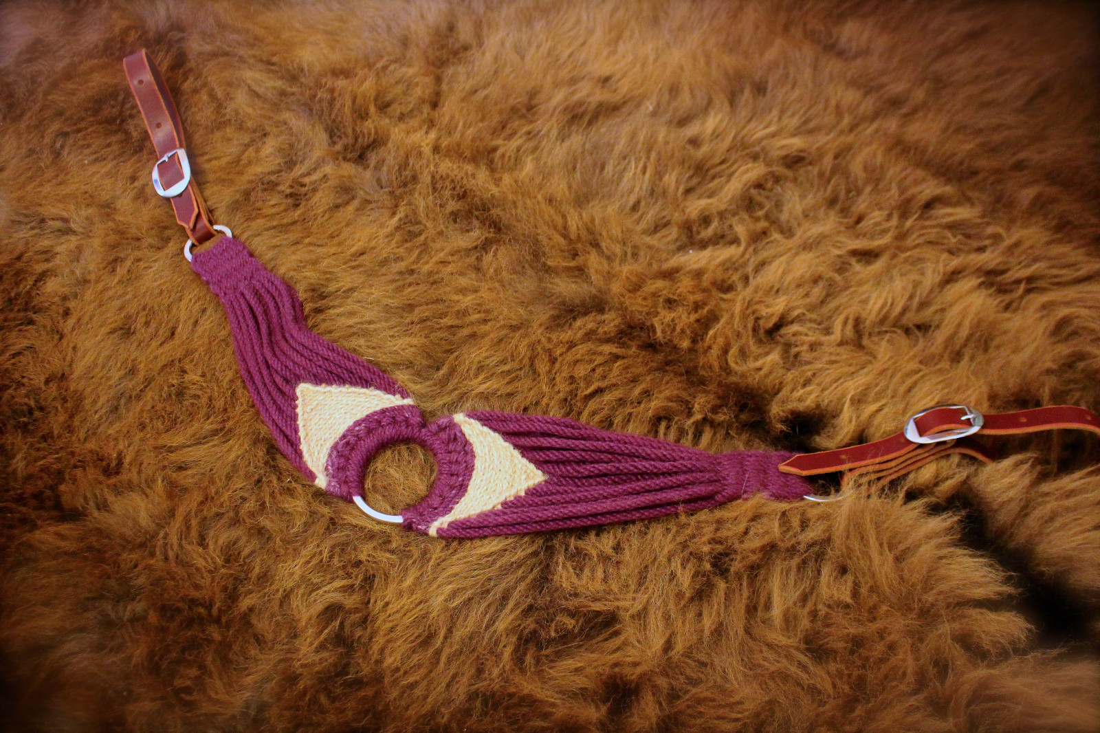 Breast Collar ~ Custom ~ Handmade ~ 100% Mohair