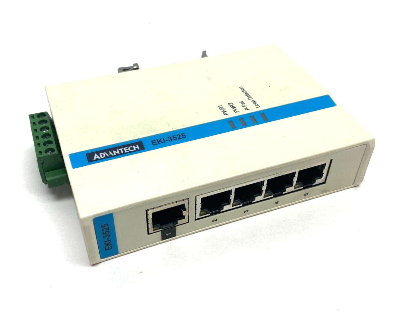 Advantech EKI-3525 Industrial Ethernet Switch 5-Port 12-48VDC 0.4A Max