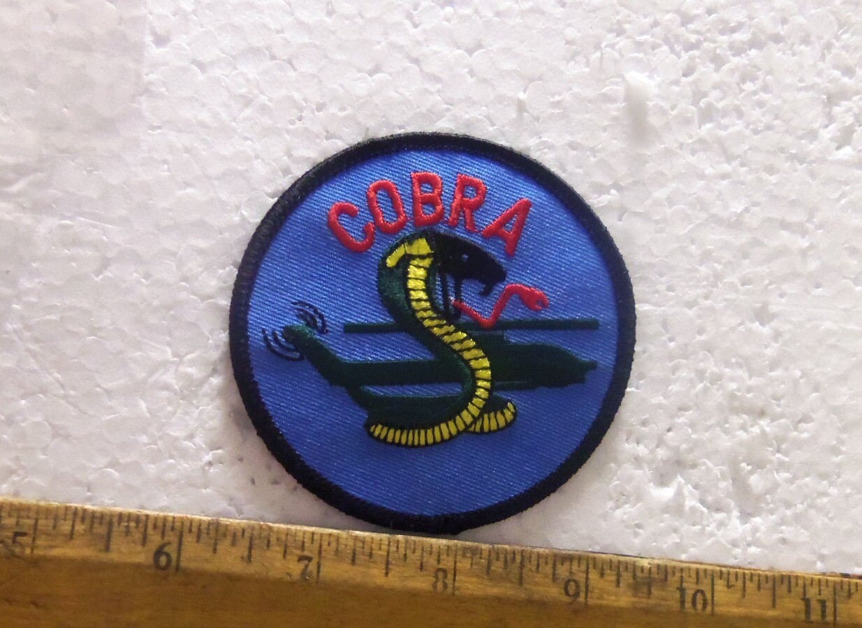 Cobra Helicopter Embroidered Patch