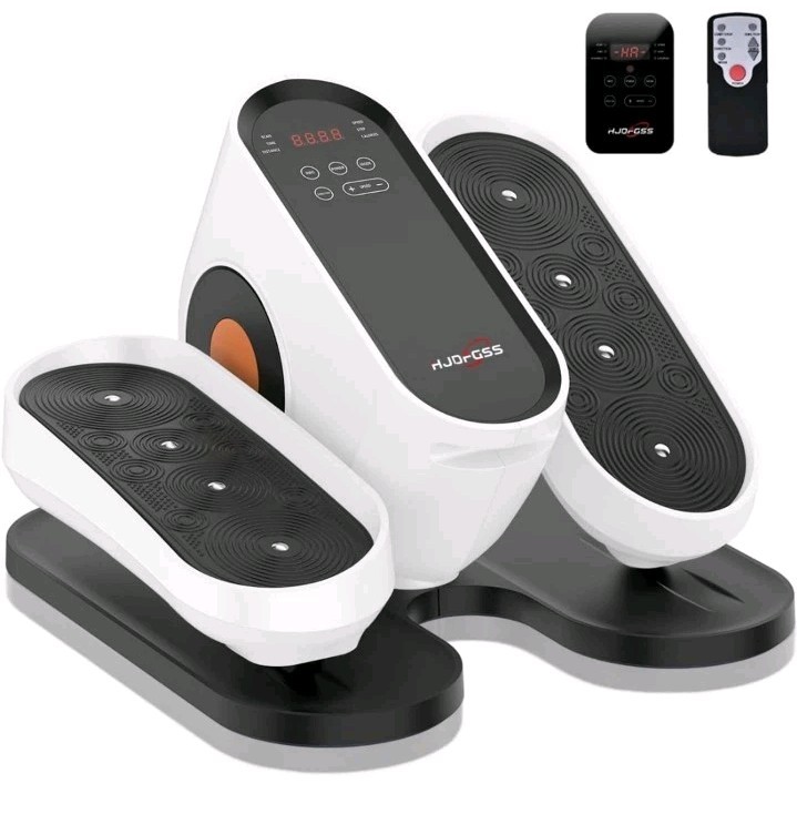 Under Desk Elliptical Machine, Electric Ellipse Leg Exerciser While Sitting