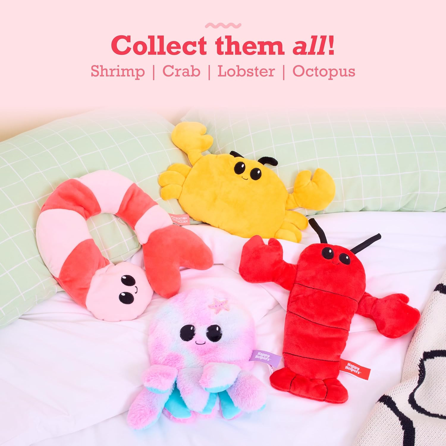 Menstruation Crustacean Shrimp - Microwavable Heating Pad - Lavender Scented