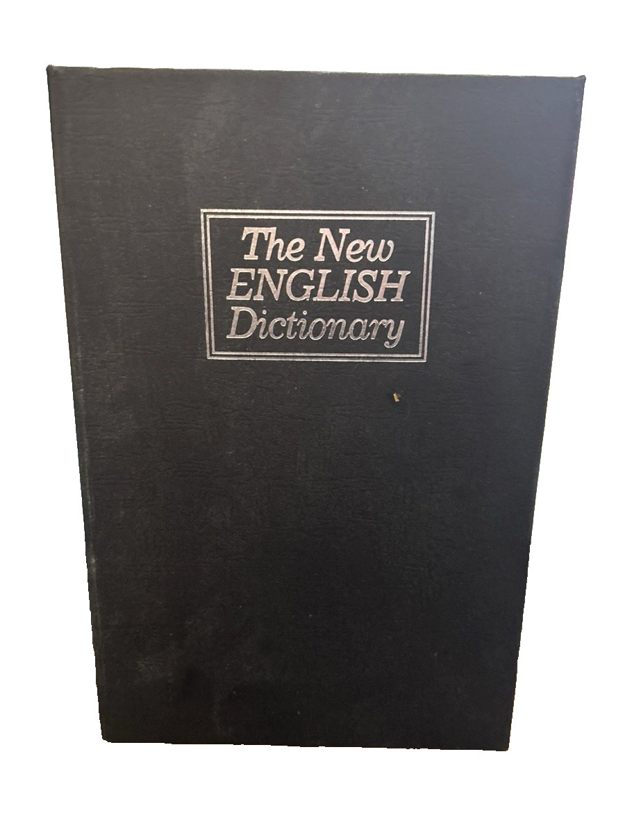 The New English Dictionary Faux Book Bank Diversion Safe