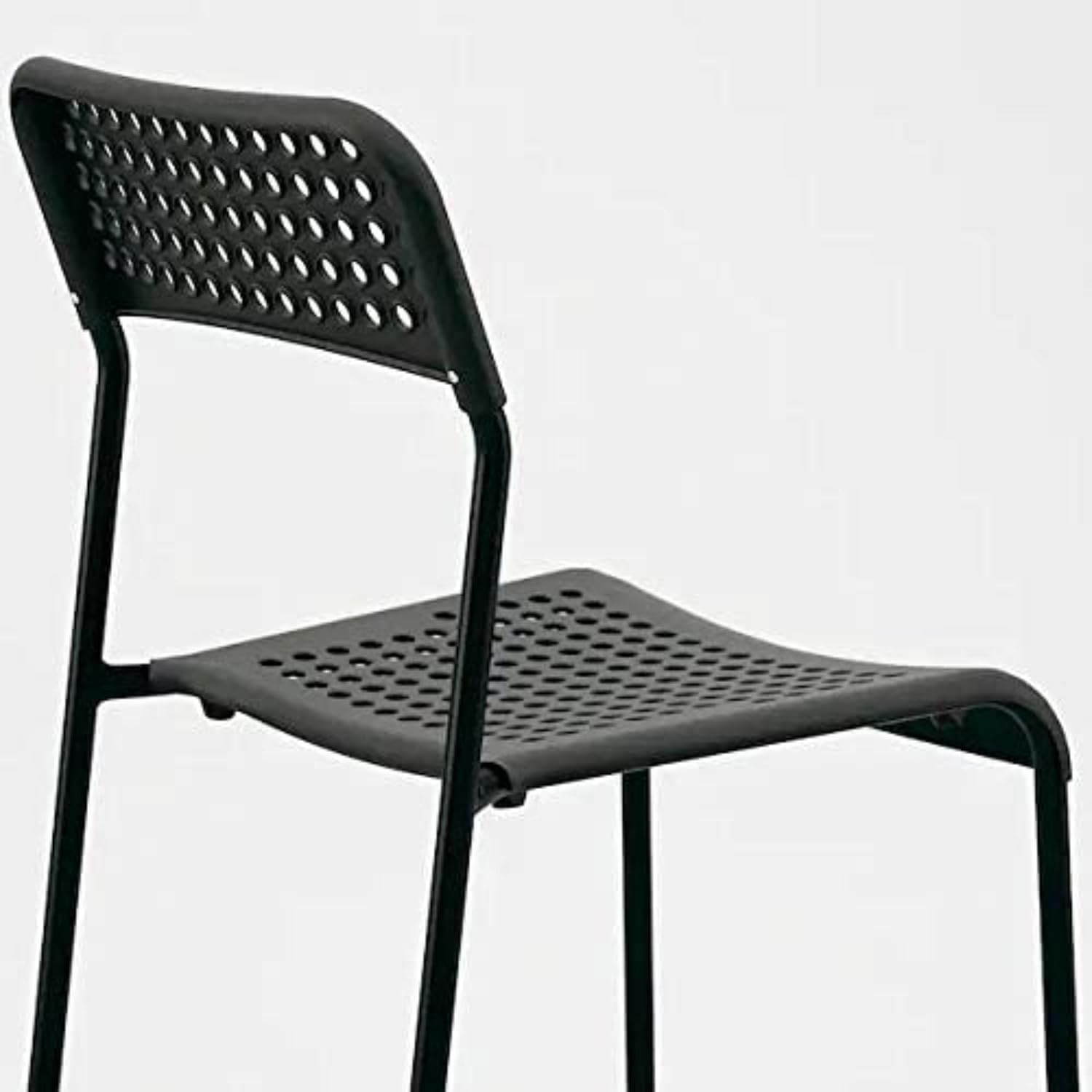 Stylish Black ADDE Chairs - Set of 2 for Modern Living Spaces