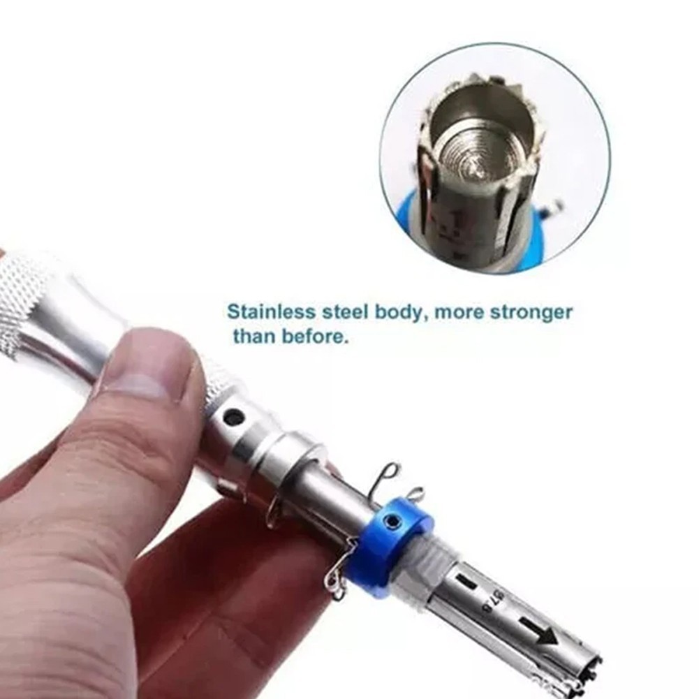 Advanced 7-Pin 3PCS Tubular Lock Tool Set for Padlock, Hook Tool & Seal Puller