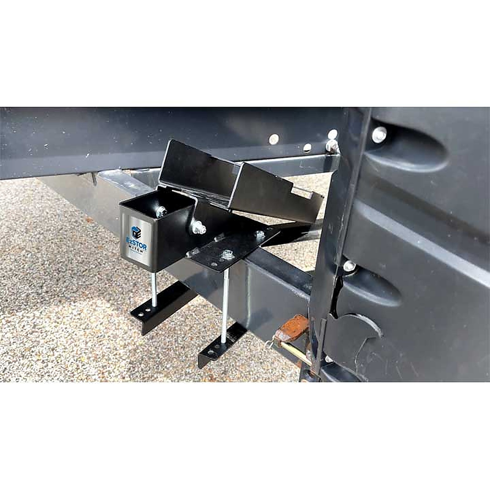 Bolt On Lockable Storage Bracket for Weight Distribution Hitches