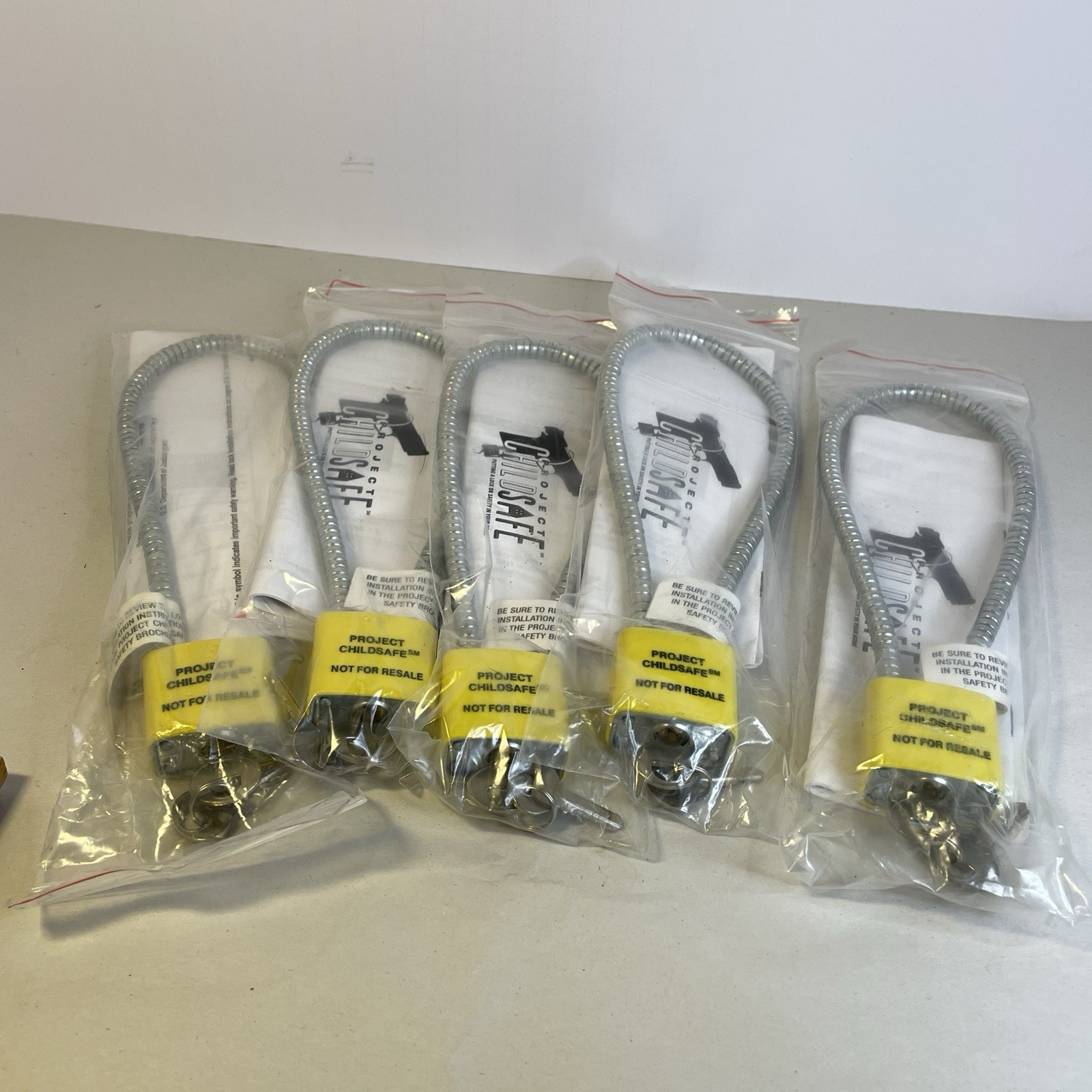 Lot Of 6 Project Childsafe Gun Lock Locks Bundle new In Package