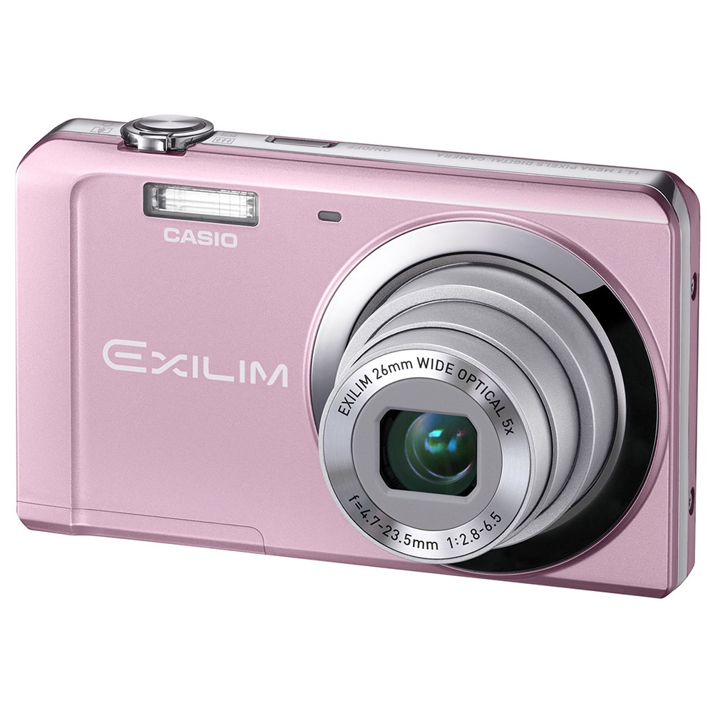 Casio EXILIM EX-ZS5 Digital Camera 5x Optical Zoom 14.1 MP English Language Pink