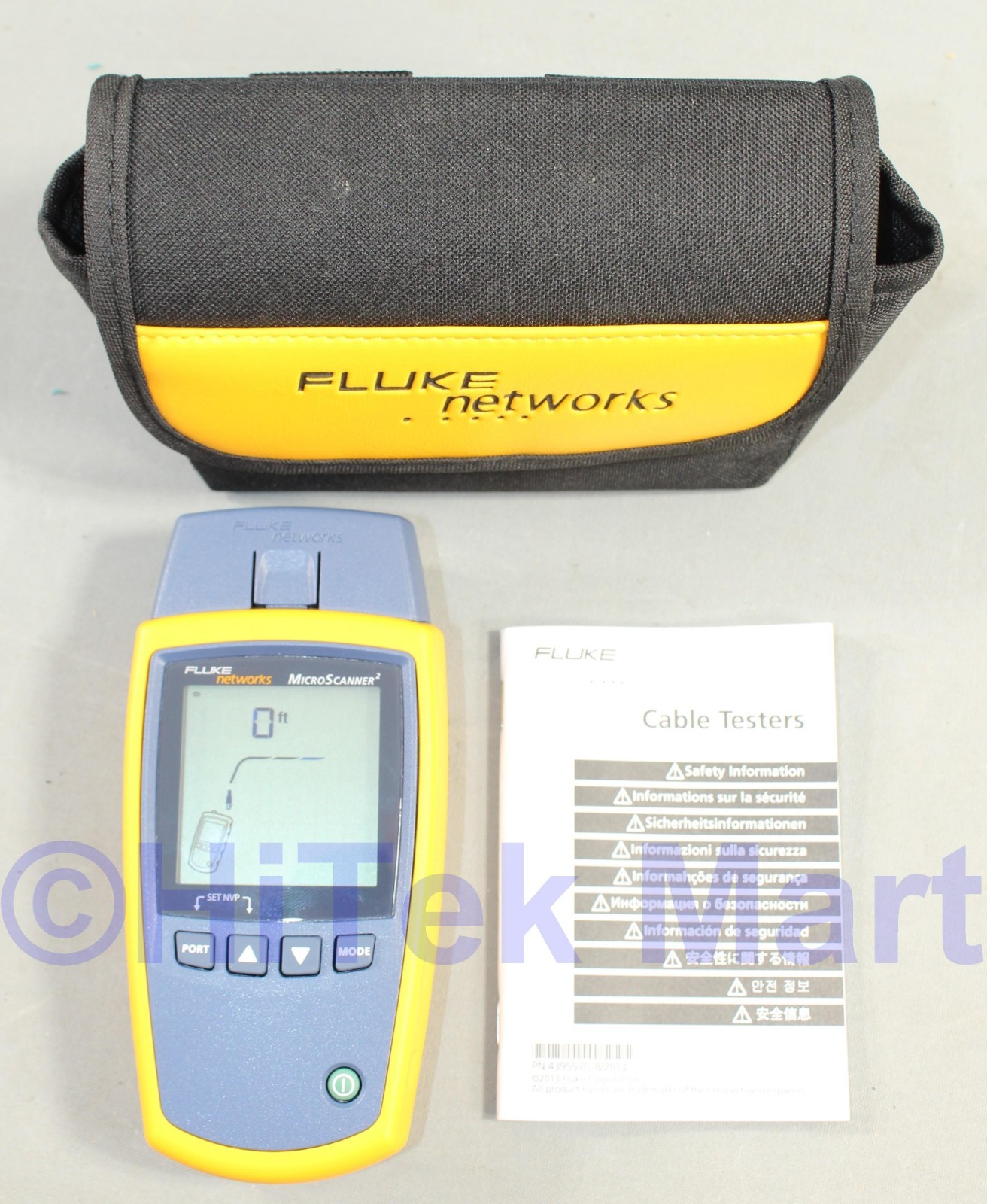 Fluke Networks Microscanner2 MS2-100 Cable Verifier Cat5/Cat6/Coax