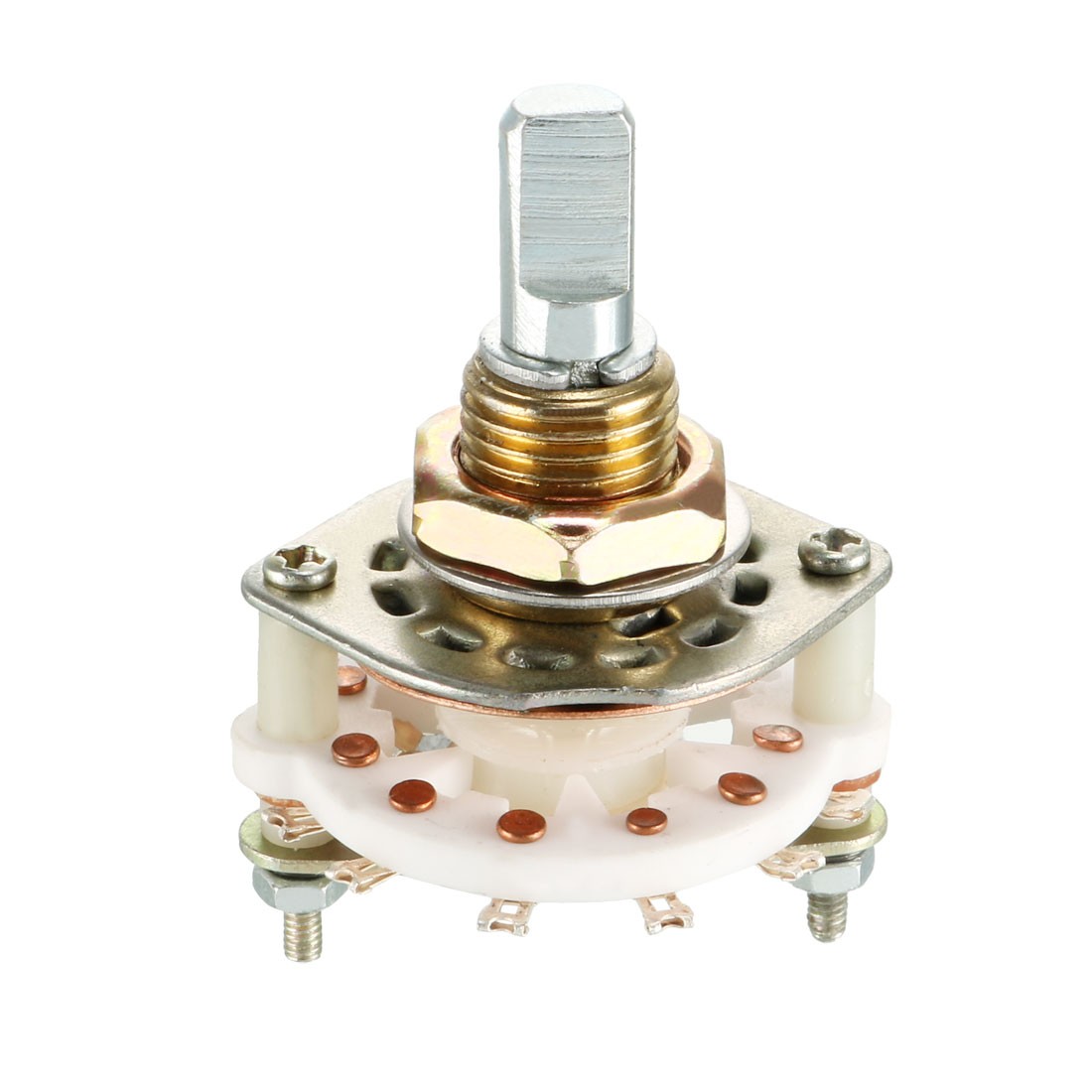 1P7T 1 Pole 7 Position Selectable 1 Deck Band Channel Rotary Switch Selector