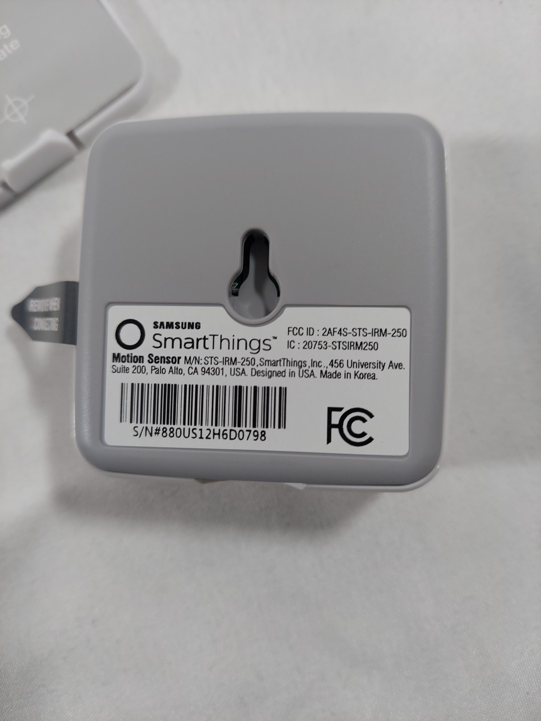 Samsung SmartThings Motion Sensor F-IRM-US-2 Open Box