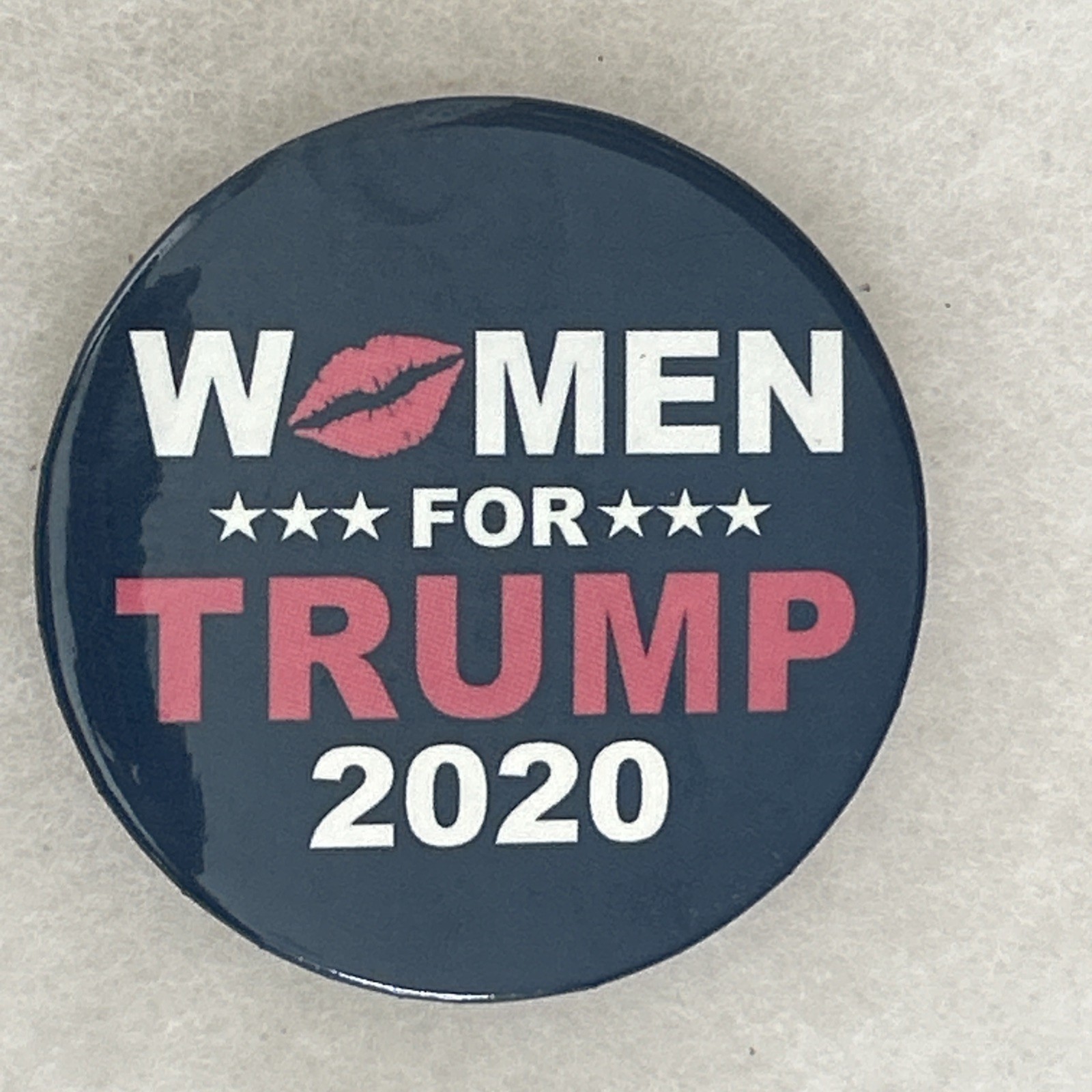 Women For Trump 2020   3” pinback button pin