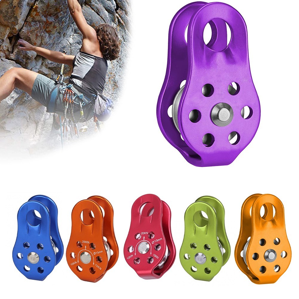 Professional 20KN Fixed Side Pulley Designed for Tower Work and Ski Patrol
