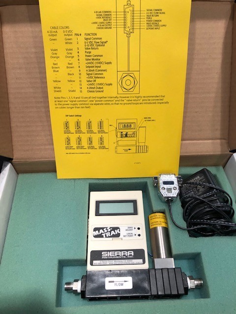 Sierra Instrument 810C--DR-2-V3-S0 Digital Methane Mass Flow Controller 0–2 SLPM