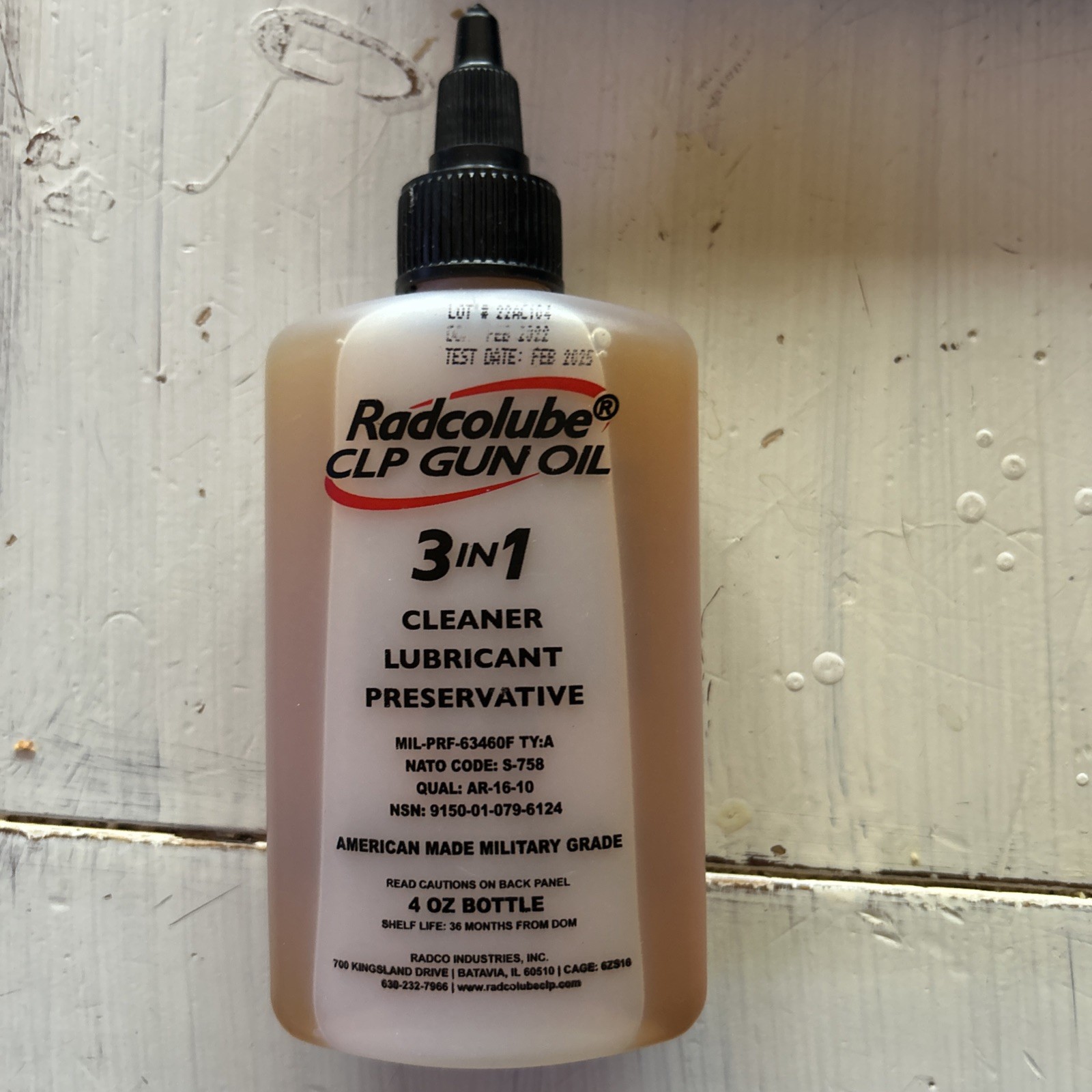 3-in-1 CLP Gun Oil, Lubricates & Preserves All Types of Firearms, Military