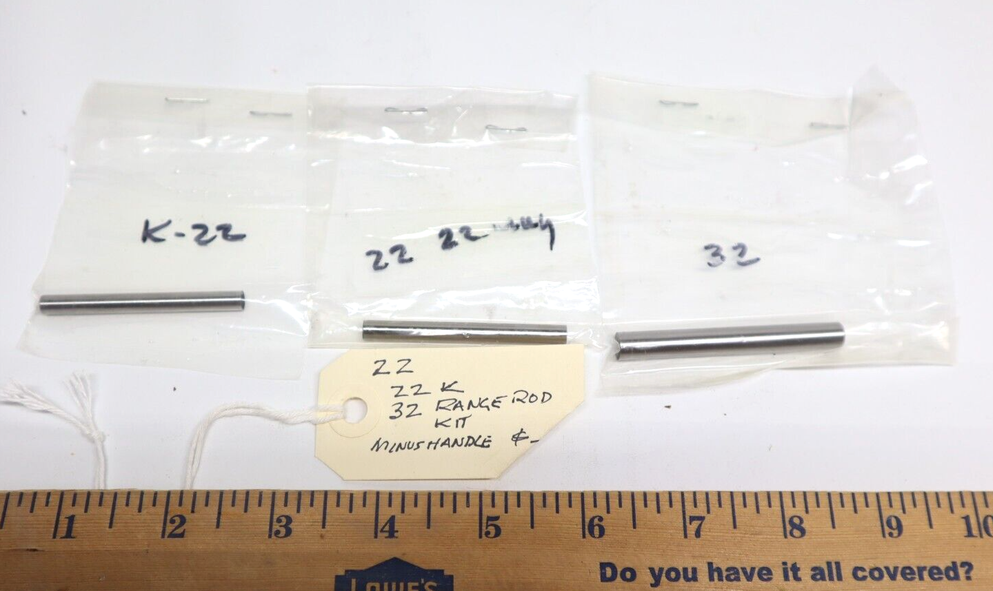 Range Rods Minus handle K-22, 22 & 32 range rod Gunsmithing Reloading
