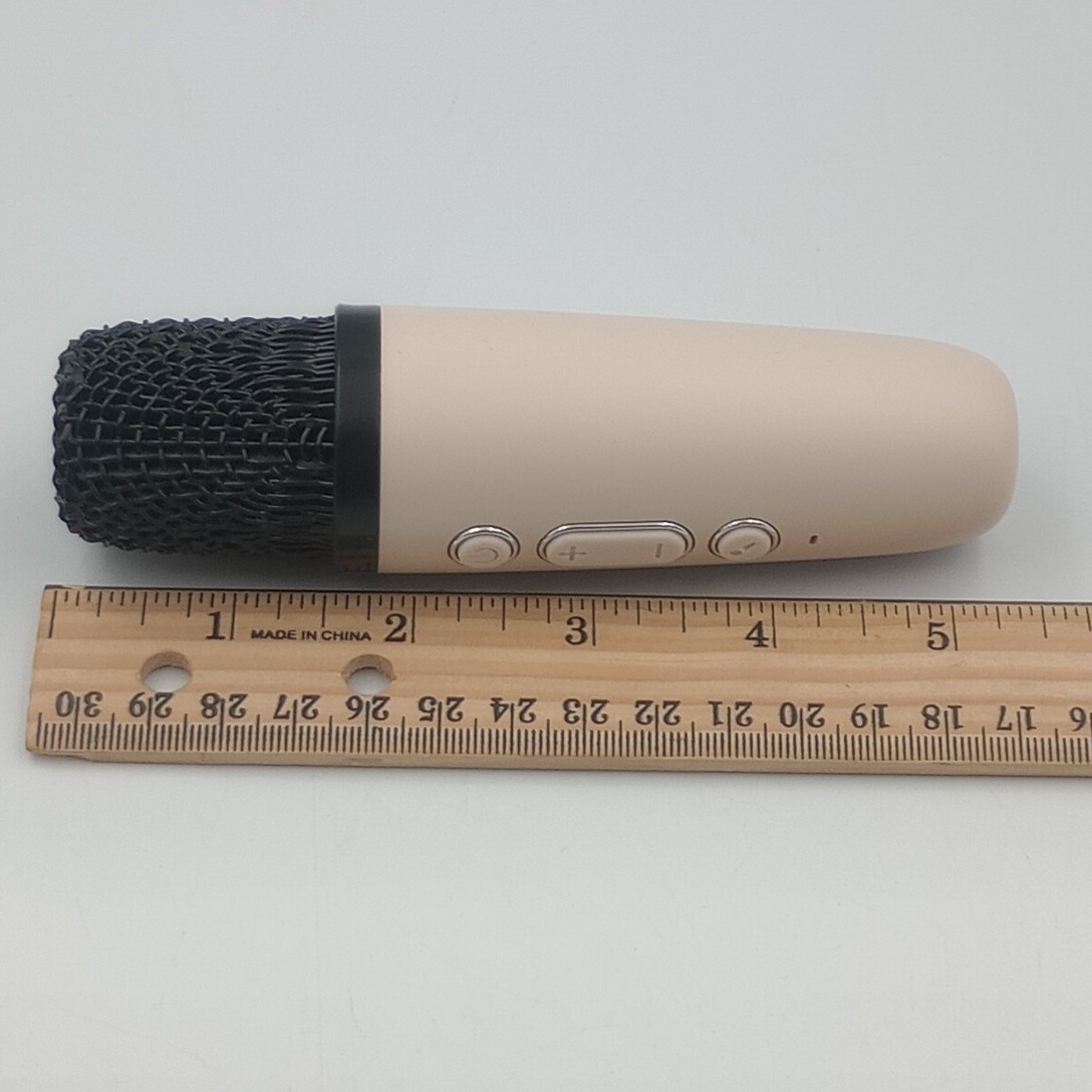 Mini Karaoke Machine Portable Bluetooth Speaker with 2 Wireless Microphones READ