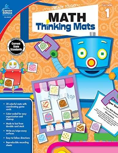 Math Thinking Mats, Grade 1 (Ready to Go) - Paperback - Very Good