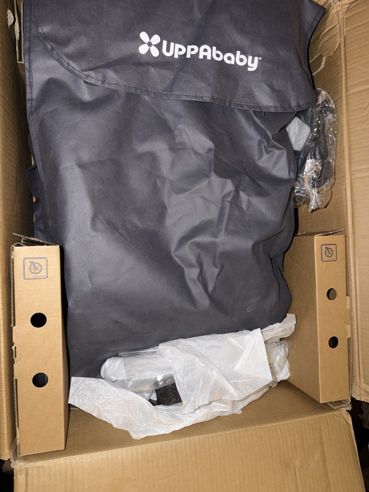 READ DESCRIPTION UPPAbaby Vista V3 Stroller Gray Greyson