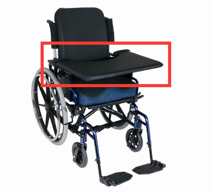 Comfort Company Durasoft Full Wheelchair Lap Tray Table