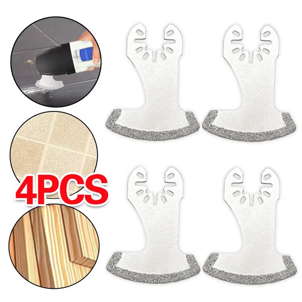 4-Pack Diamond Curved Saw Blades 3.0x2.25 Inch Fit for Cement Ceramics Tiles