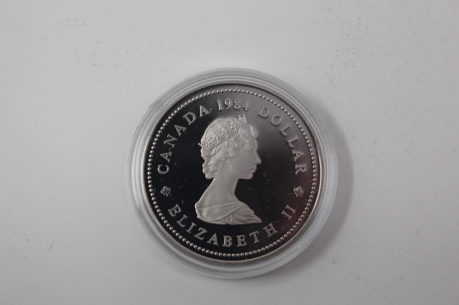 1984 Canada Dollar Jacques Cartier Commemorative Proof Coin with Case