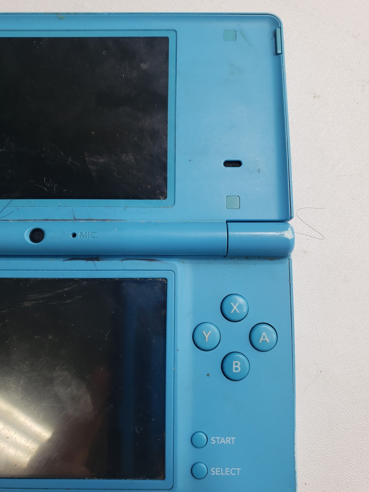Nintendo DSi Blue Handheld Video Game Tested Working Camera Console Only