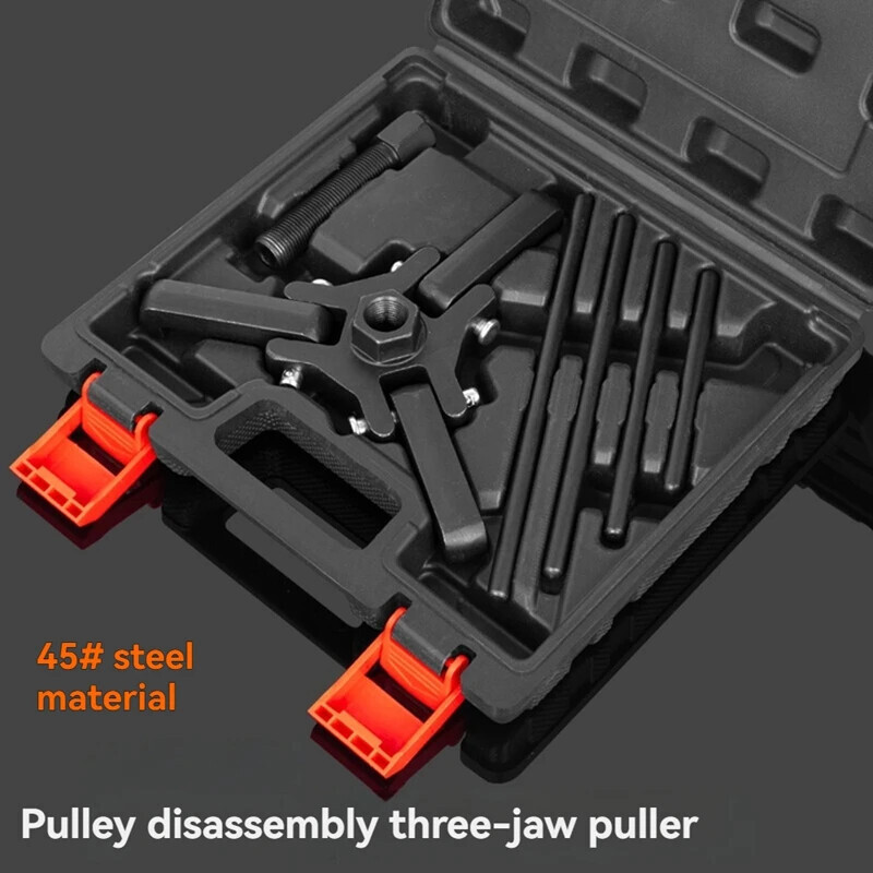 9 PCS Harmonic Balancer Puller Remove Extractor Kit Set Tool Adjustable Upgraded