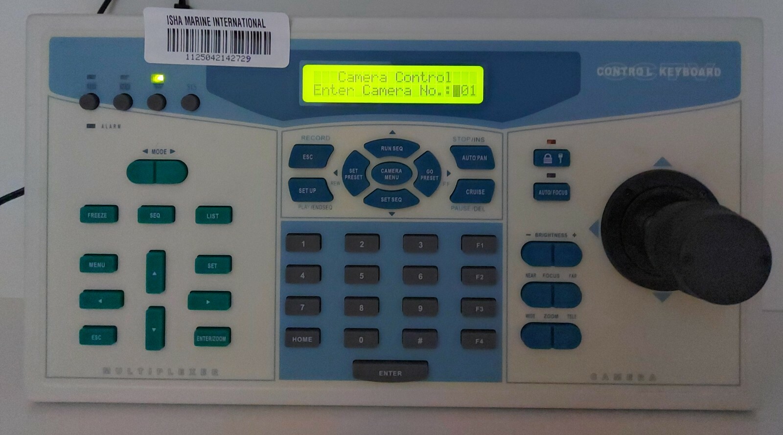 CCTV Control Keyboard D7313H D Joystick Dome And DVR Control IMI