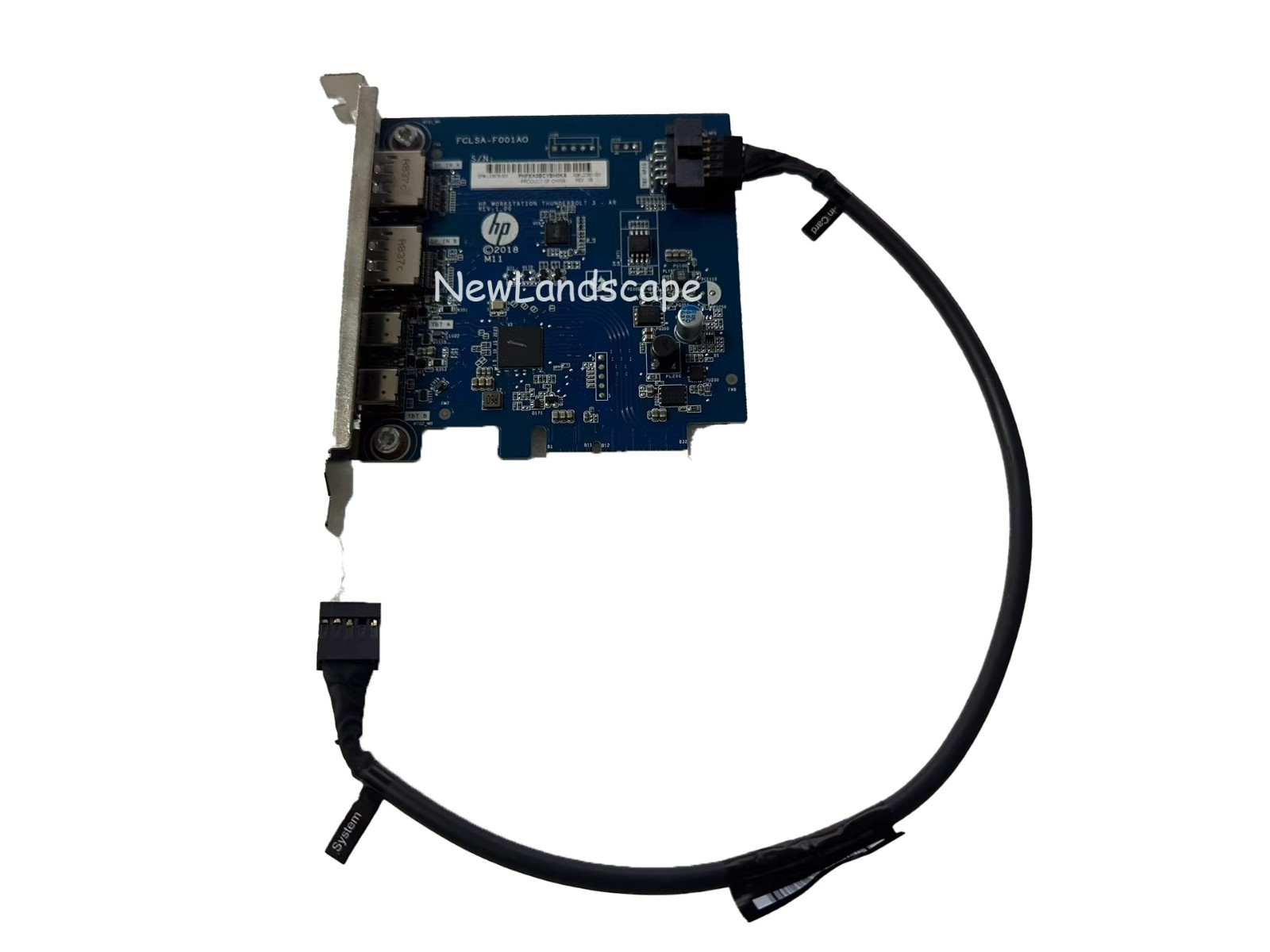 HP Z4 Z6 Z8 G4  Dual Port Thunderbolt3 PCIe AIC with cable L33676-001 L22981-001